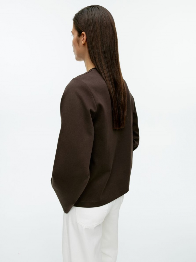 Tricouri Arket Long-Sleeve Dama Maro | Romania-WCHM93784