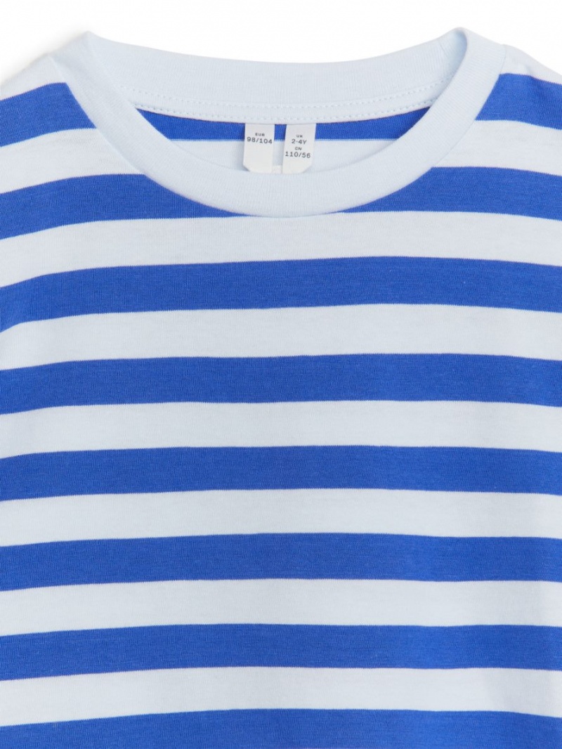 Tricouri Arket Long-Sleeved Fete Albastri | Romania-HGZO72061