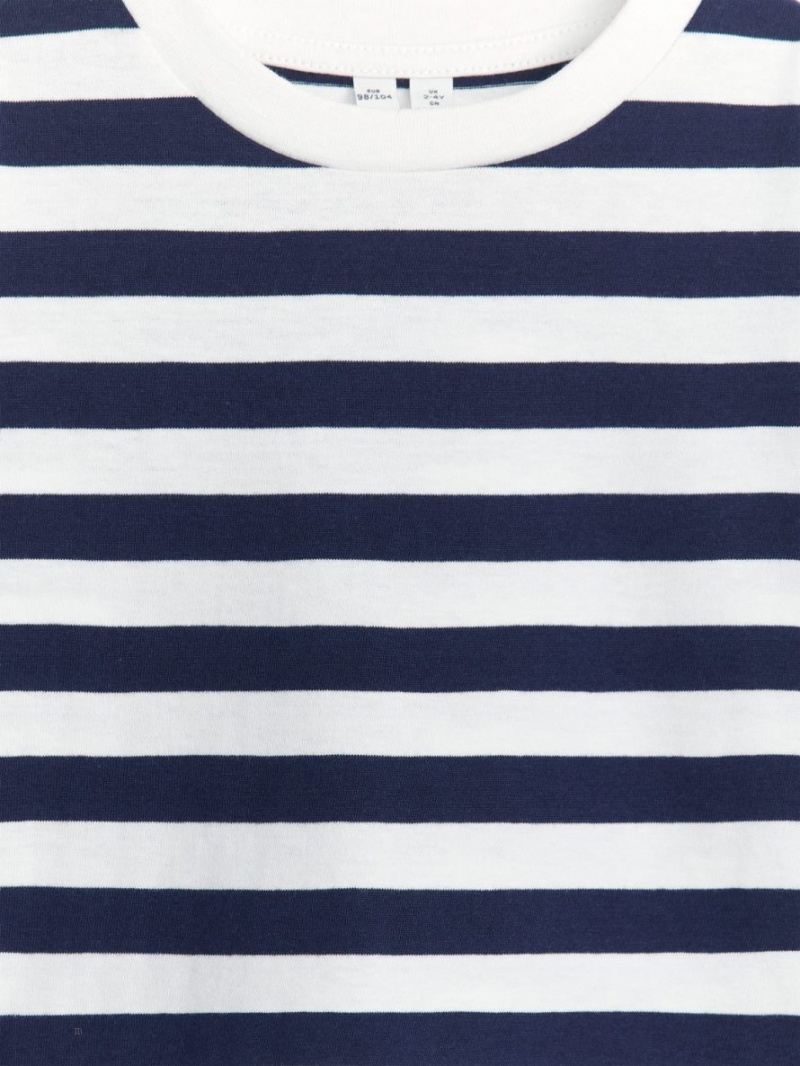 Tricouri Arket Long-Sleeved Fete Albastri Inchis | Romania-VPGO05817