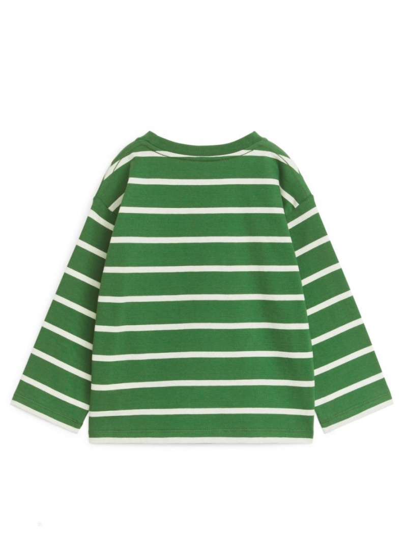 Tricouri Arket Long Sleeve Baieti Verzi | Romania-VQZA48106