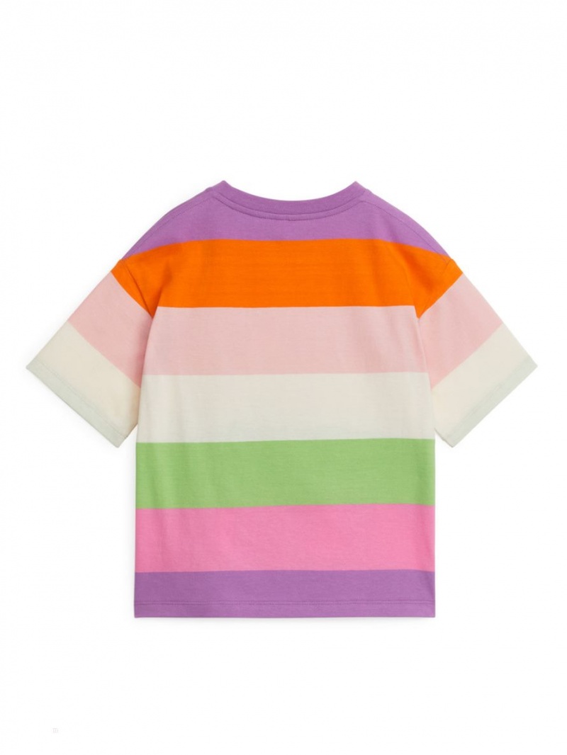 Tricouri Arket Oversized Fete Colorati | Romania-CXSH96253