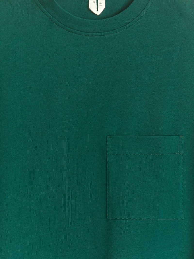 Tricouri Arket Oversized Heavyweight Barbati Verzi Inchis | Romania-NMLW15629