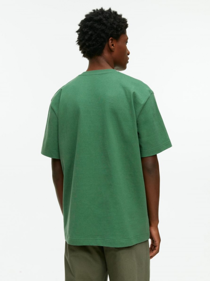 Tricouri Arket Oversized Heavyweight Barbati Verzi | Romania-WJYX06921