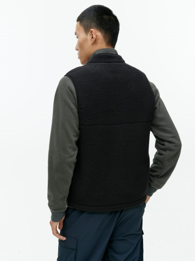 Vesta Arket Active Fleece Barbati Negrii | Romania-CTNO96827