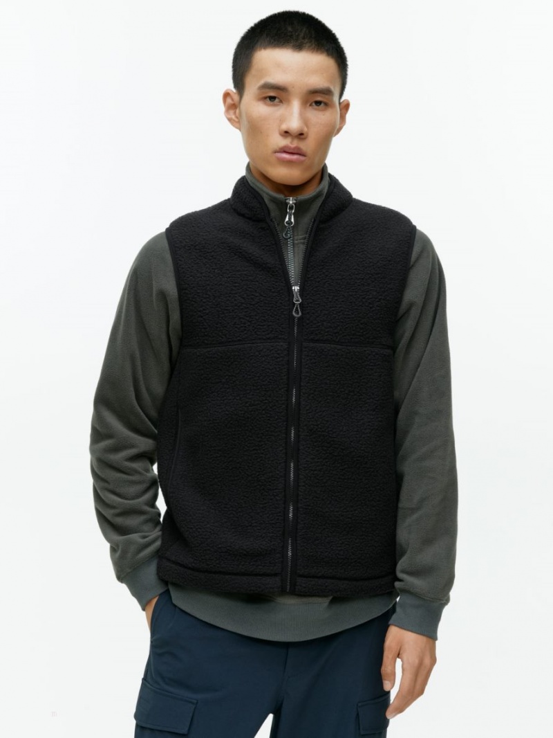 Vesta Arket Active Fleece Barbati Negrii | Romania-CTNO96827